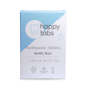navulling tandpasta tabletten fresh mint met fluoride